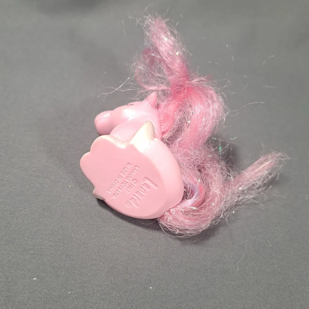 VTG 1997 Lanard Toys Pink Pony Figure Tinsel Hair Collectible Toy‎ Retro Fakie